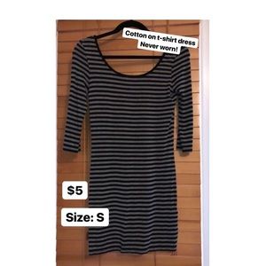 Fitted t shirt dress